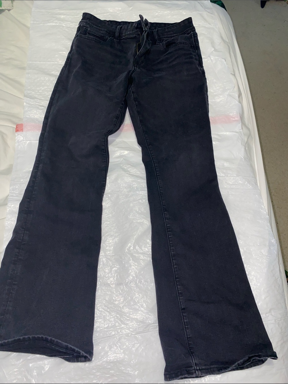 American Eagle Outfitters Black Flare Jeans